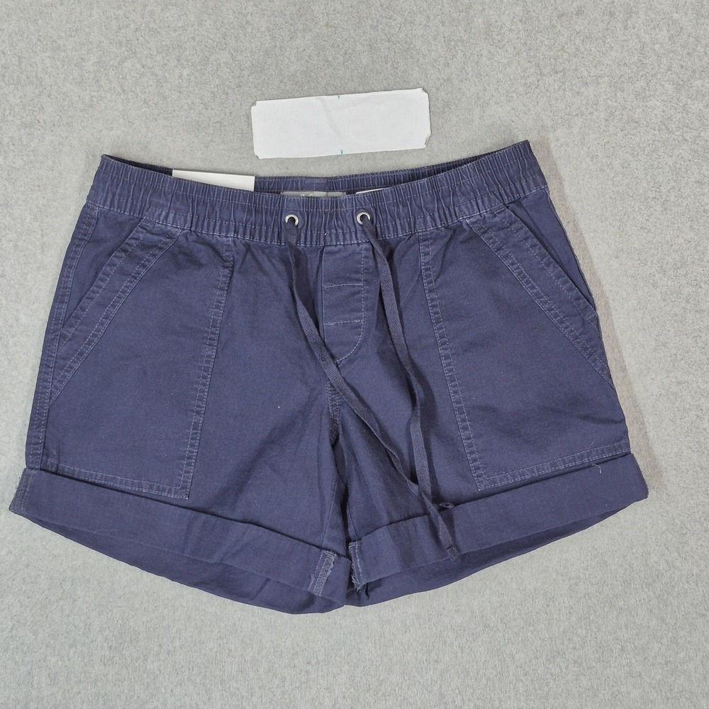 Natural Reflections Women Shorts S Navy Adventurer Ripstop 4" Inseam Pockets NWT